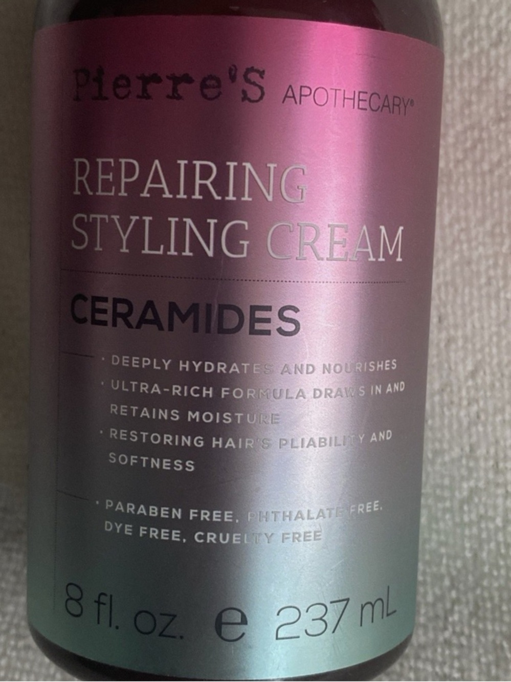 Pierre’s Apothecary Repairing Styling Cream 8 Oz. - Picture 2 of 3